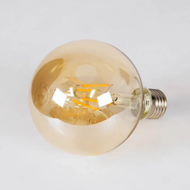 BUBBLE 99039 Λάμπα E27 G95 LED 4W 350lm 360° AC 220-240V IP20 Ultra Θερμό Λευκό 2200K Dimmable - Long Filament Chip - Μελί - Μ9.5 x Π9.5 x Υ13.7cm - 3 Χρόνια Εγγύηση BUBBLE 99039 Λάμπα E27 G95 LED 4W 350lm 360° AC 220-240V IP20 Ultra Θερμό Λευκό 2200K Dimmable - Long Filament Chip - Μελί - Μ9.5 x Π9.5 x Υ13.7cm - 3 Χρόνια Εγγύηση