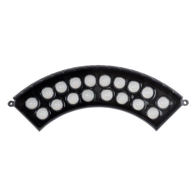 TREELIGHT-JINA 90695 Κυρτή Μπάρα Φωτισμού Wall Washer με Αντιθαμβωτική Γρίλια Ειδική για Φυτά - Δέντρα LED 18W 1530lm 10° DC 24V Αδιάβροχο IP67 L29 x W11 x H10.5cm RGBW DMX512 - Γκρι Ανθρακί - 3 Years Warranty - 4