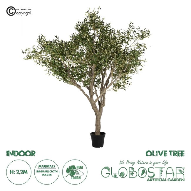 Artificial Garden OLIVE TREE 21112 Τεχνητό Διακοσμητικό Δέντρο Ελιά Υ220cm