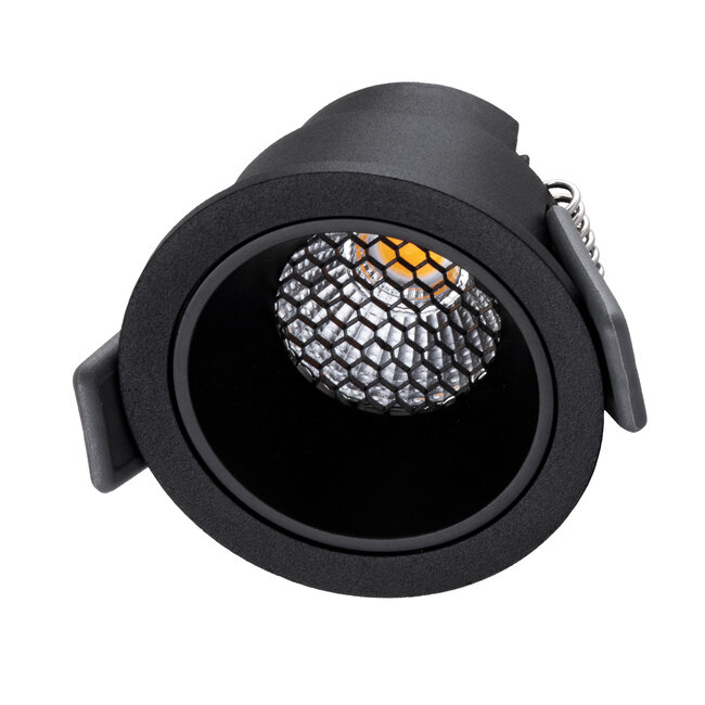 PLUTO-S 60251 Χωνευτό LED Spot Downlight TrimLess Φ6.4cm 7W 875lm 38° AC 220-240V IP20 Φ6.4 x Υ4.9cm - Στρόγγυλο - Μαύρο & Anti-Glare HoneyComb - Θερμό Λευκό 2700K - Bridgelux COB - 5 Years Warranty PLUTO-S 60251 Χωνευτό LED Spot Downlight TrimLess Φ6.4cm 7W 875lm 38° AC 220-240V IP20 Φ6.4 x Υ4.9cm - Στρόγγυλο - Μαύρο & Anti-Glare HoneyComb - Θερμό Λευκό 2700K - Bridgelux COB - 5 Years Warranty