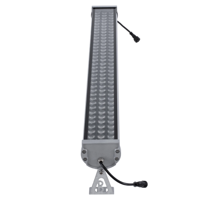WASHERGAIA 90218 Μπάρα Φωτισμού Wall Washer LED 216W 18360lm 10° DC 24V Αδιάβροχο IP67 Πολύχρωμο RGBW Dimmable DMX512 - Bridgelux SMD Chip - Ασημί - Μ100 x Π10.2 x Υ9.5cm - 3 Χρόνια Εγγύηση
