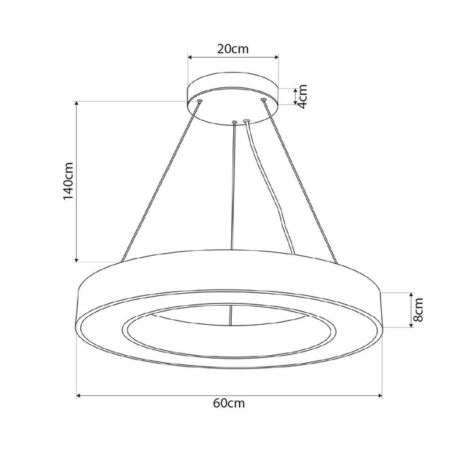 kelvo® RA KLV-101-0365 Κρεμαστό Φωτιστικό Οροφής LED 67W 6700lm 120° AC 220-240V IP20 Ρυθμιζόμενο Λευκό CCT με Χειριστήριο από 2700K έως 6000K Dimmable - Lumileds SMD Chip - Μαύρο Ματ - Μ60 x Π60 x Υ8cm - 3 Χρόνια Εγγύηση - 5