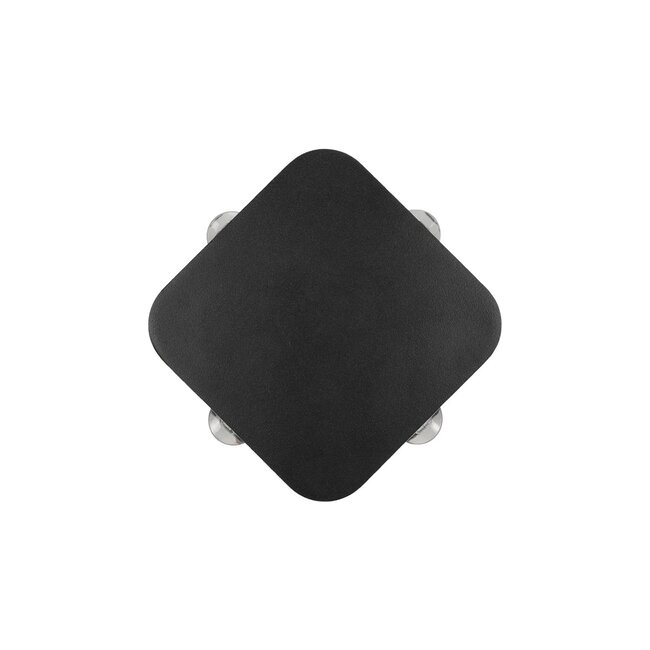LUZ 60688 Μοντέρνο Φωτιστικό Τοίχου - Απλίκα LED 8W 1000lm 10° AC 220-240V Αδιάβροχο IP65 Θερμό Λευκό 2700K - CREE XPE Chip & TÜV SÜD Driver - Μαύρο Ματ - Μ13.5 x Π4.5 x Υ13.5cm - 5 Χρόνια Εγγύηση - 3