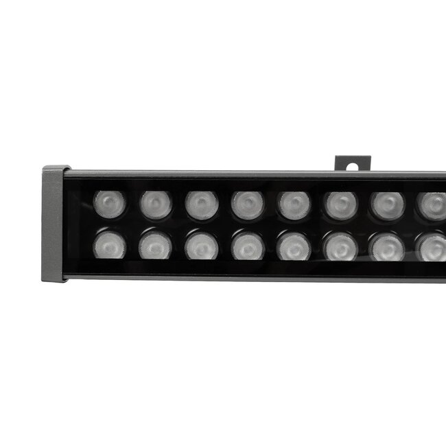 WASHERMOZA 90168 Μπάρα Φωτισμού Wall Washer LED 72W 6120lm 10-30° DC 24V Αδιάβροχο IP66 Μπλε Dimmable - Bridgelux SMD Chip - Γκρι Ανθρακί - Μ100 x Π7.4 x Υ7cm - 3 Χρόνια Εγγύηση - 8