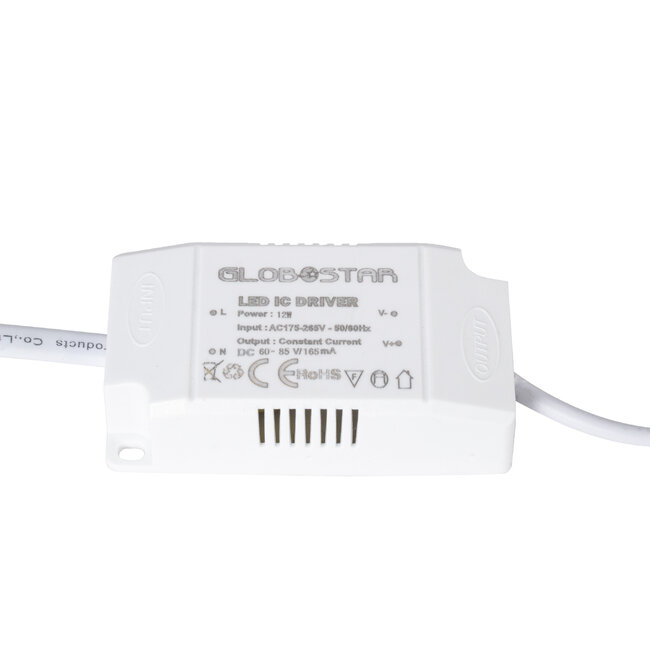 LEXIS JOINT 60989 Χωνευτό LED Κινούμενο Spot Downlight 12W 1140lm 45° AC 220-240V IP44 Φ15.8cm x Υ4.1cm - Στρόγγυλο - Λευκό - Θερμό Λευκό 2700K - Bridgelux Chip - TÜV Certified Driver - 5 Years Warranty - 12