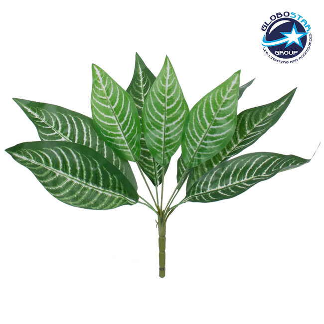 MADAGASCAR JEWEL 78274 Τεχνητό Φυτό Ευφορβία - Μπουκέτο Διακοσμητικών Φυτών - Κλαδιών με Φύλλωμα Πράσινο Υ35cm