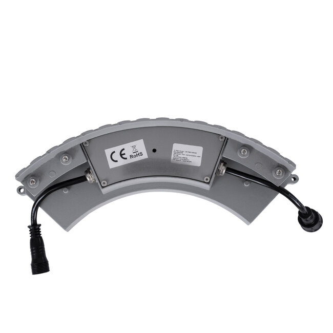 TREELIGHT-JINA 90692 Κυρτή Μπάρα Φωτισμού Wall Washer με Αντιθαμβωτική Γρίλια Ειδική για Φυτά - Δέντρα LED 18W 1530lm 10° DC 24V Αδιάβροχο IP67 L29 x W11 x H10.5cm RGBW DMX512 - Γκρι - 3 Years Warranty - 6