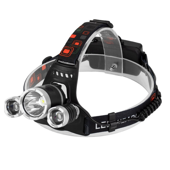 79057 Φακός Κεφαλής Επαναφορτιζόμενος LED CREE XML2-T6 Chip 30 Watt 3000 lm με 2 x 18650 Μπαταρίες 6000Mah Ψυχρό Λευκό 6000 K - 2 79057 Φακός Κεφαλής Επαναφορτιζόμενος LED CREE XML2-T6 Chip 30 Watt 3000 lm με 2 x 18650 Μπαταρίες 6000Mah Ψυχρό Λευκό 6000 K - 2