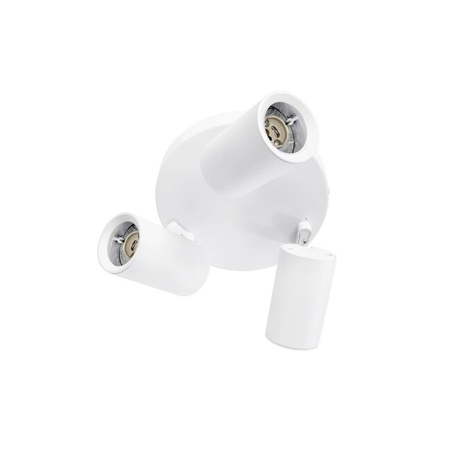 kelvo® SPOTA KLV-101-0145 Μοντέρνο Κινούμενο Φωτιστικό Σποτ Οροφής με Ντουί 3 x GU10 90° AC 220-240V IP20 - Λευκό Ματ - Μ19 x Π19 x Υ14cm - 5 kelvo® SPOTA KLV-101-0145 Μοντέρνο Κινούμενο Φωτιστικό Σποτ Οροφής με Ντουί 3 x GU10 90° AC 220-240V IP20 - Λευκό Ματ - Μ19 x Π19 x Υ14cm - 5