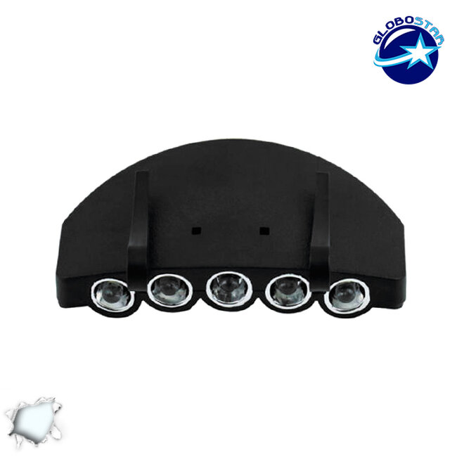 Φορητός Φακός Καπέλου με 5 LED Υψηλής Φωτεινότητας  07022