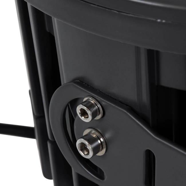 FLOODNEVA 90397 Προβολέας Σποτ Wall Washer LED 54W 4590lm 30° DC 24V Αδιάβροχο IP65 Ultra Θερμό Λευκό 2200K Dimmable - Bridgelux SMD Chip - Μαύρο - Μ24.5 x Π24.5 x Υ14.7cm - 3 Χρόνια Εγγύηση - 10
