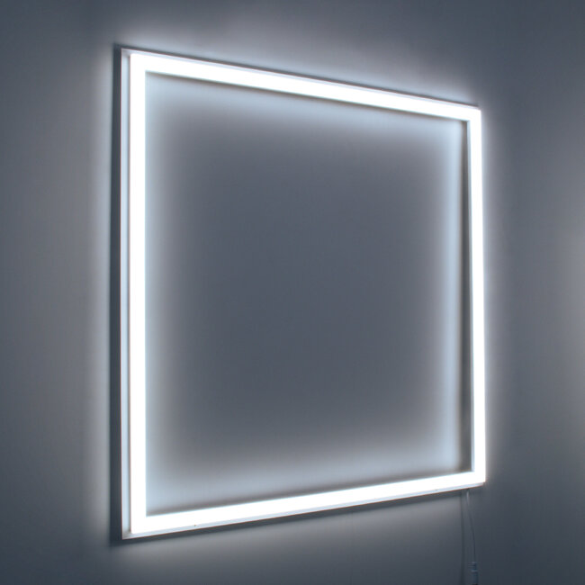 60368 Χωνευτό LED Panel Linear Frameless Super Slim 60x60cm 48W 5760lm 120° CRI≥85Ra AC 220-240V IP44 Μ60 x Π60 x Υ1.5cm - Ψυχρό Λευκό 6000K