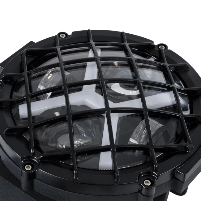 85438 Vehicle & JEEP Work Lights - Φώτα Εργασίας για Οχήματα και JEEP με X Light DRL & Φλας LED High Power 45W DC 9-36V Αδιάβροχo IP67 Πορτοκαλί & Ψυχρό Λευκό 6000K M17 x Π8 x Υ21cm - 6