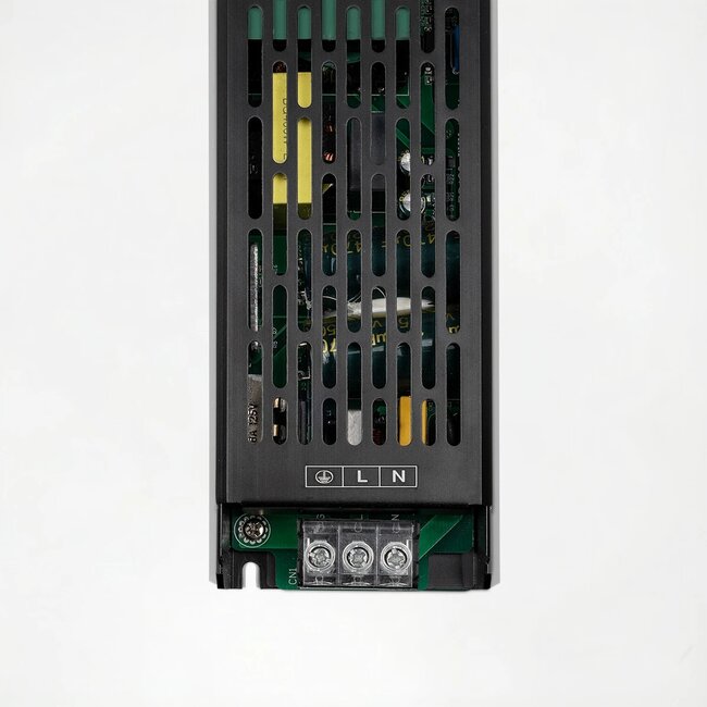 kelvo® ILUMA KLV-107-0017 Slim Τροφοδοτικό/Μετασχηματιστής Class I PELV 400W 16.6A AC 220-240V σε DC 24V IP20 - Γκρι Ανθρακί Ματ - Μ22.3 x Π5.9 x Υ2.8cm - 5 Χρόνια Εγγύηση - 3