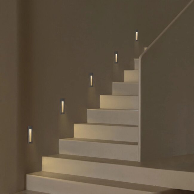 kelvo® STEPART KLV-101-0093 Μοντέρνο Χωνευτό Φωτιστικό Σκαλοπατιού - Διαδρόμου LED 7W 735lm 45° AC 220-240V Αδιάβροχο IP65 Θερμό Λευκό 2700K - Lumileds SMD Chip & TÜV SÜD Driver - Γκρι Ανθρακί Ματ - Μ6.5 x Π6.5 x Υ21cm / Q5.41 x 18.9cm - 5 Χρόνια Εγγύηση kelvo® STEPART KLV-101-0093 Μοντέρνο Χωνευτό Φωτιστικό Σκαλοπατιού - Διαδρόμου LED 7W 735lm 45° AC 220-240V Αδιάβροχο IP65 Θερμό Λευκό 2700K - Lumileds SMD Chip & TÜV SÜD Driver - Γκρι Ανθρακί Ματ - Μ6.5 x Π6.5 x Υ21cm / Q5.41 x 18.9cm - 5 Χρόνια Εγγύηση