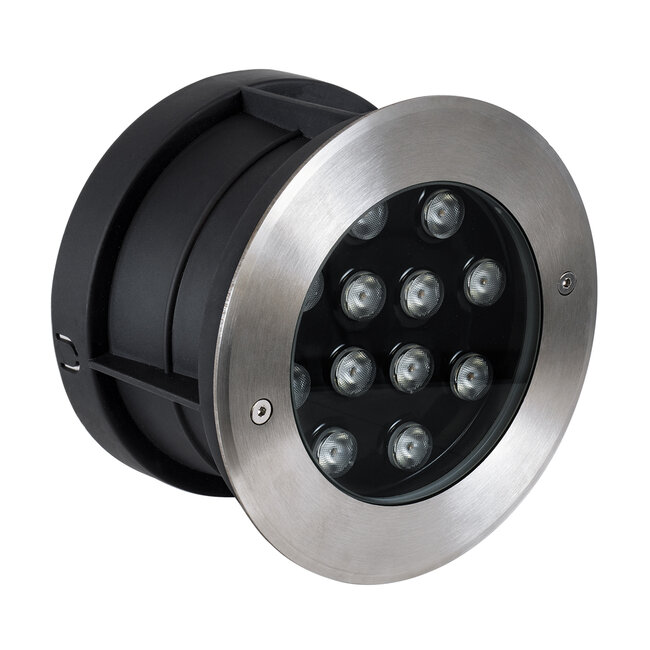 UNDERWATER-JULIA 90569 Υποβρύχιο Χωνευτό Φωτιστικό Σποτ Ειδικό για Σιντριβάνια LED 12W 1140lm 15° DC 24V Αδιάβροχο IP68 Φ18 x Υ11.2cm Φυσικό Λευκό 4500K - Ανοξείδωτο Ατσάλι - 3 Years Warranty