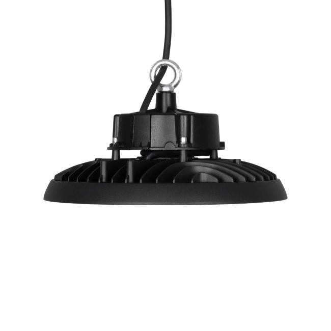 INDUSTRY 61501 LED UFO HIGH BAY 150W 275*SANAN OPTO CHIP 150lm/W 22500lm CRI≥80Ra SDCM<5 90° 85-265VAC 50/60Hz IP65 5000K TÜV SÜD CERTIFIED DRIVER - Μαύρο - Μ26.5 x Π26.5 x Υ15cm - 5 Χρόνια Εγγύηση