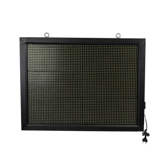  DISPLAY 90800 Κυλιόμενη Ψηφιακή Επιγραφή 64x48cm P10 Μονής Όψης LED AC 220-240V Αδιάβροχο IP65 Ψυχρό Λευκό 6000K - WiFi Control μέσω FK APP - Αισθητήρας Θερμοκρασίας & Υγρασίας - Μ72 x Π9 x Υ56cm - 2 Χρόνια Εγγύηση