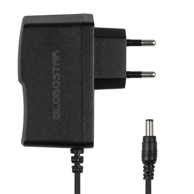 VOLTIX GLB-107-0001 Τροφοδοτικό/Μετασχηματιστής Class II SELV 12W 1A AC 220-240V σε DC 12V IP20 - Μαύρο Ματ - Μ7.3 x Π4 x Υ2.8cm - 3 Χρόνια Εγγύηση - 5