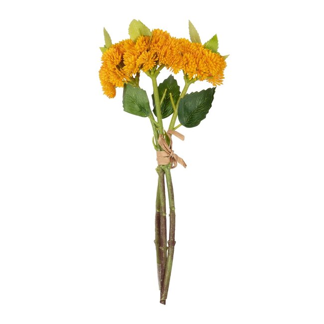 Artificial Garden ORANGE SEDUM BOUQUET 21346 Τεχνητό Διακοσμητικό Μπουκέτο Πορτοκαλί Σέδο Y30cm