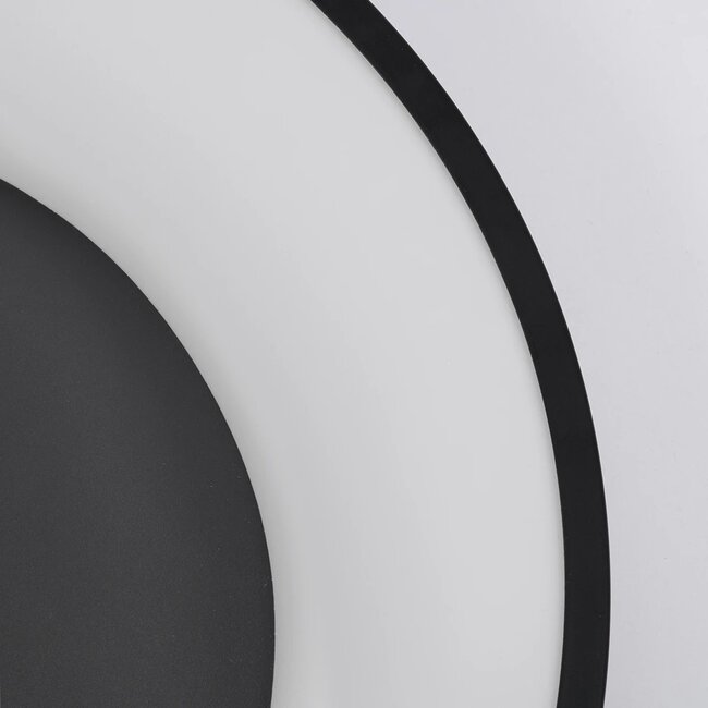 kelvo® SALEM KLV-101-0277 Φωτιστικό Οροφής LED 75W 7500lm 120° AC 220-240V IP20 Ρυθμιζόμενο Λευκό CCT με Χειριστήριο από 2700K έως 6000K Dimmable - Lumileds SMD Chip - Μαύρο Ματ - Μ45 x Π45 x Υ8.5cm - 3 Χρόνια Εγγύηση - 8