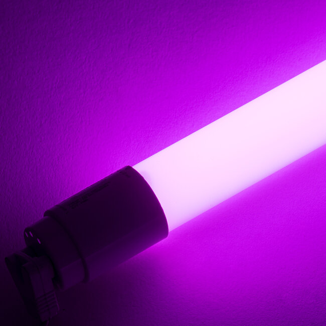60900 LED Λάμπα Τύπου Φθορίου Γυάλινη T8 G13 120cm 18W 600 lm 300° AC 220-240V IP20 Φ2.7 x Μ120cm Ροζ - Φούξια - 5