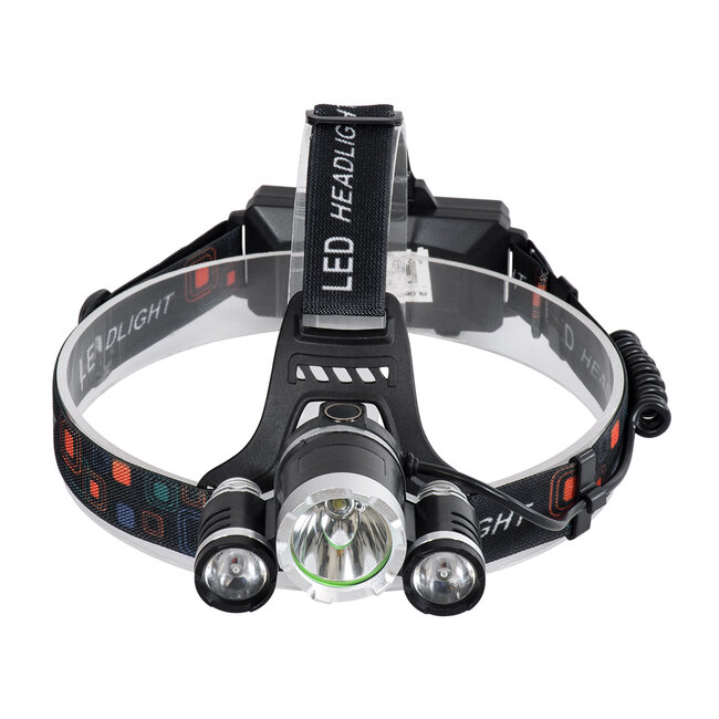 69926 Φορητός Φακός Κεφαλής Επαναφορτιζόμενος LED Luminus 1 x CREE XM-L2 T6 & 2 XPE LED CHIP x 30W 3000lm 60° Μοιρών με 2 x 18650 Μπαταρία 4400mAh USB 2.0 - 4 Modes - Αδιάβροχο IP54 Ψυχρό Λευκό 6000K Μ7.5 x Π7 x Υ6cm - 3 69926 Φορητός Φακός Κεφαλής Επαναφορτιζόμενος LED Luminus 1 x CREE XM-L2 T6 & 2 XPE LED CHIP x 30W 3000lm 60° Μοιρών με 2 x 18650 Μπαταρία 4400mAh USB 2.0 - 4 Modes - Αδιάβροχο IP54 Ψυχρό Λευκό 6000K Μ7.5 x Π7 x Υ6cm - 3