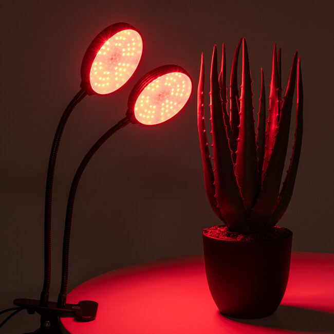 79650 Grow Light Full Spectrum LED Φωτιστικό Ανάπτυξης Φυτών Γλάστρας με 2 Κινούμενες Κεφαλές & Βάση Clip SMD 2835 10W 160° DC 5V IP20 με Dimmer & Timer Εσωτερικού Χώρου για Κάλυψη Επιφάνειας 0.6m x 0.6m Πλήρους Φάσματος Φωτισμού - 13