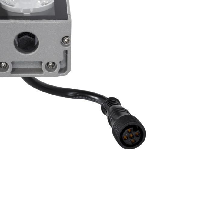 WASHERJAVIA 90557 Μπάρα Φωτισμού Wall Washer LED 48W 4080lm 5° DC 24V Αδιάβροχο IP67 Πολύχρωμο RGBW Dimmable DMX512 - Bridgelux SMD Chip - Γκρι Ανθρακί - Μ100 x Π5.2 x Υ3.6cm - 3 Χρόνια Εγγύηση - 10