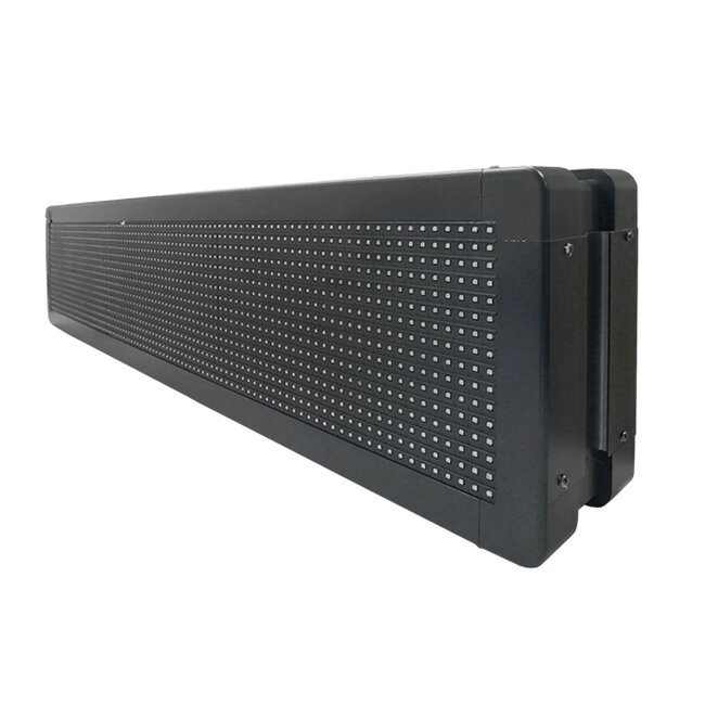 90304 Κυλιόμενη Ψηφιακή Επιγραφή P10 LED SMD AC 220-240V με Wi-Fi - Αδιάβροχή IP65 - Διπλής Όψης - Μ104 x Π12 x Υ20cm Πορτοκαλί - 4