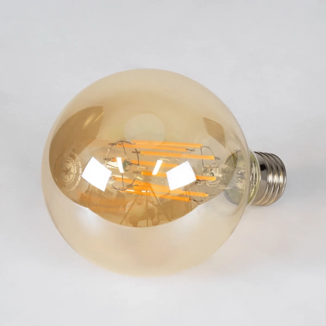 BUBBLE 99041 Λάμπα E27 G95 LED 12W 1080lm 360° AC 220-240V IP20 Ultra Θερμό Λευκό 2200K Dimmable - Long Filament Chip - Μελί - Μ9.5 x Π9.5 x Υ13.7cm - 3 Χρόνια Εγγύηση BUBBLE 99041 Λάμπα E27 G95 LED 12W 1080lm 360° AC 220-240V IP20 Ultra Θερμό Λευκό 2200K Dimmable - Long Filament Chip - Μελί - Μ9.5 x Π9.5 x Υ13.7cm - 3 Χρόνια Εγγύηση