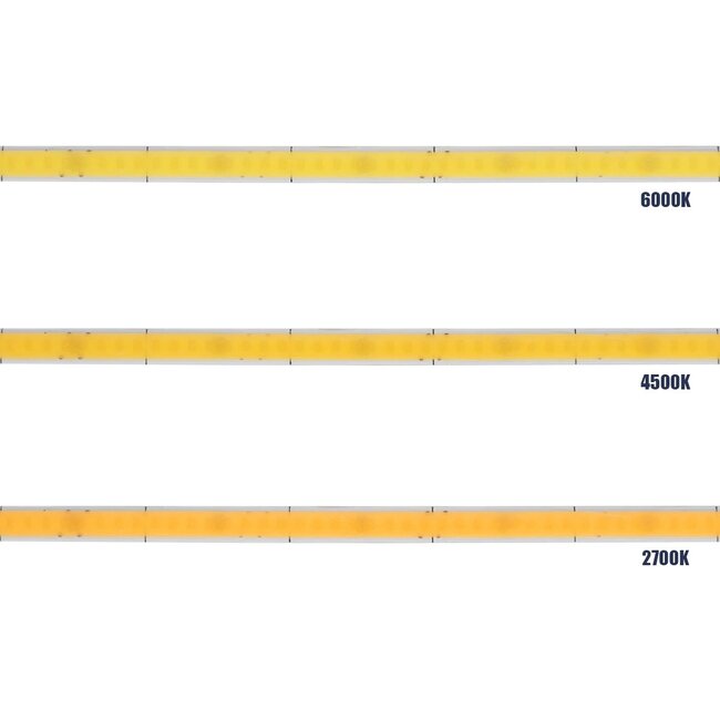 BEE 70356 Ταινία LED 9W/m 900lm/m 120° DC 24V IP20 384 x COB Chip/m Φυσικό Λευκό 4500K Dimmable - Μ500 x Π0.5 x Υ0.2cm - Ρολό 5 Μέτρων - 5 Χρόνια Εγγύηση - 7
