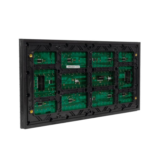 MODULCO 90381 Module Πλακίδιο Κυλιόμενης Ψηφιακής Επιγραφής/Οθόνης 32x16cm P10 LED 40W Nits ≥5500cd/㎡ DC 5V Αδιάβροχο IP65 Πράσινο - Μ32 x Π16 x Υ1.5cm - 2 Χρόνια Εγγύηση