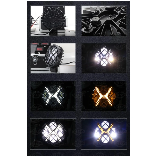 85438 Vehicle & JEEP Work Lights - Φώτα Εργασίας για Οχήματα και JEEP με X Light DRL & Φλας LED High Power 45W DC 9-36V Αδιάβροχo IP67 Πορτοκαλί & Ψυχρό Λευκό 6000K M17 x Π8 x Υ21cm - 8