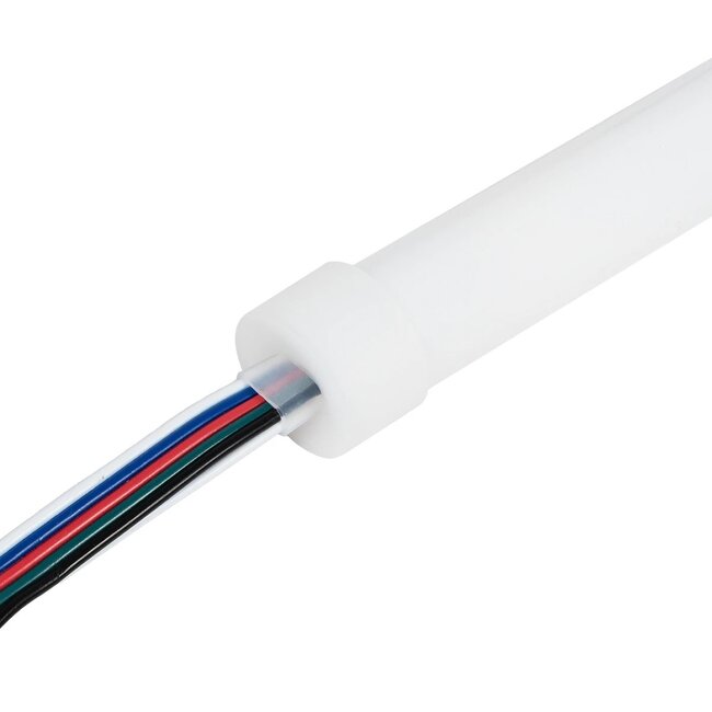 kelvo® AURAFLEX KLV-101-0508 Ταινία Neon Flex LED 14W/m 840lm/m 360° DC 24V Αδιάβροχο IP65 120 x SMD5054 Chip/m Πολύχρωμο RGB+WW Dimmable - Sanan SMD Chip - Μ1000 x Π2 x Υ2cm - Ρολό 10 Μέτρων - 6 Χρόνια Εγγύηση - 4