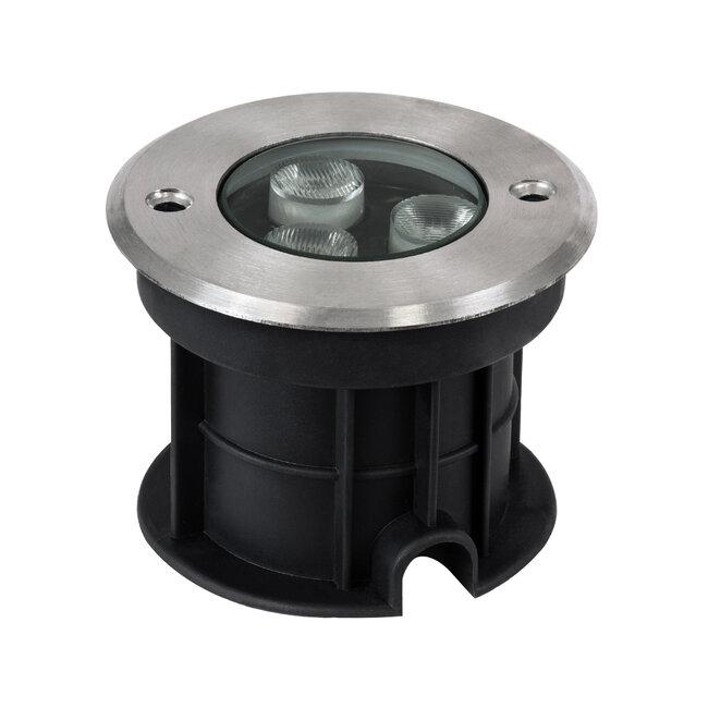 UNDERGROUND-FANI S-90979 Χωνευτό Φωτιστικό Σποτ Δαπέδου LED 12W 1080lm 60° DC 24V Αδιάβροχο IP68 Φ10 x Υ7.5cm Θερμό Λευκό 2700K - Ανοξείδωτο Ατσάλι - 8