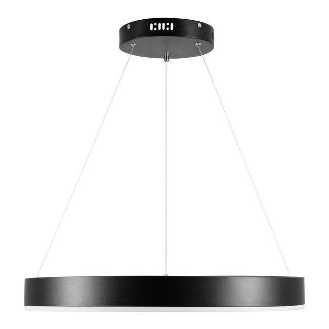 kelvo® VENOM KLV-101-0187 Κρεμαστό Φωτιστικό Οροφής LED 45W 4500lm 120° AC 220-240V IP20 Ρυθμιζόμενο Λευκό CCT με Χειριστήριο από 2700K έως 6000K Dimmable - Lumileds SMD Chip - Μαύρο Ματ - Μ60 x Π60 x Υ6.5cm - 3 Χρόνια Εγγύηση - 4