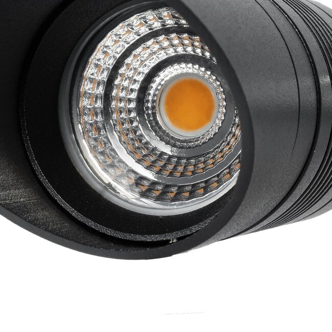 GARDO GLB-103-0025 Φωτιστικό Σποτ για Φυτά - Δέντρα με Βάση Κήπου / Καρφωτό LED 10W 900lm 24° DC 24V Αδιάβροχο IP65 Θερμό Λευκό 2700K - Sanan SMD Chip - Μαύρο Ματ - Μ5 x Π5 x Υ18cm - 3 Χρόνια Εγγύηση - 9