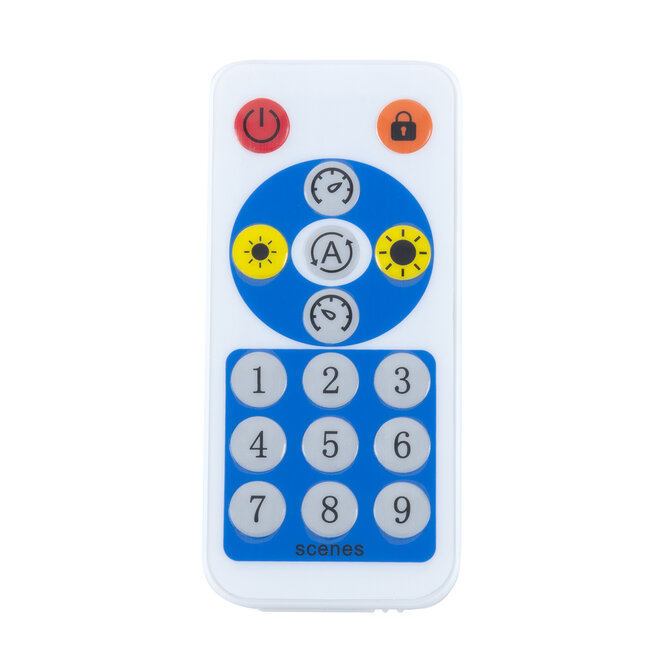 70038 Ασύρματος LED Dream-Color Magic Digital RGBW Dual Controller Bluetooth με Χειριστήριο RF 16 Keys για LED Digital RGBW Προϊόντα 5v - 12v - 24v 2048 IC - 4