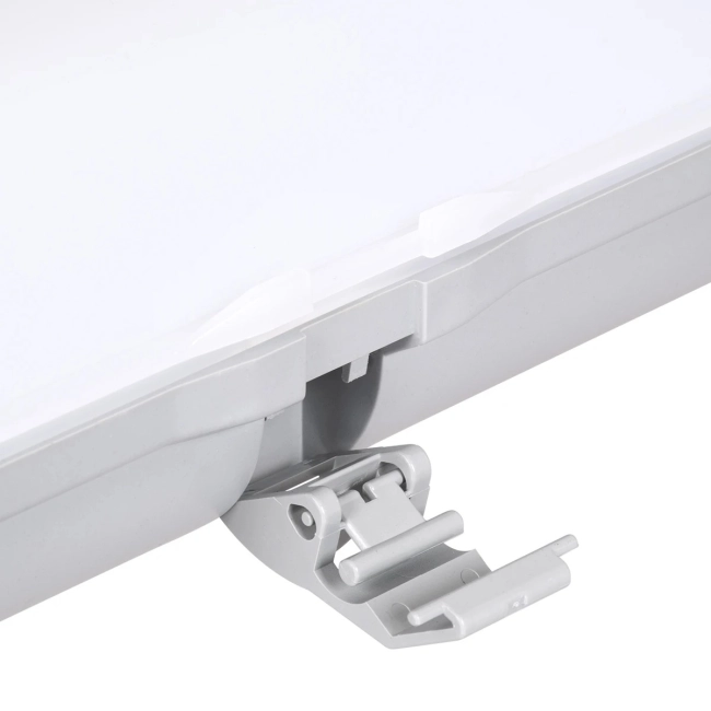 EMERGANO 60179 60cm Γραμμικό Βιομηχανικό Φωτιστικό Tri-Proof Τεχνολογίας Emergency με Ενσωματωμένη Μπαταρία Li-Ion 3.7V 2600mAH & Αυτονομία 3 Ώρες LED 24W 3120lm 120° AC 220-240V Αδιάβροχο IP65 Ψυχρό Λευκό 6000K - LUMILEDs SMD Chip & TÜV SÜD Driver - Γκρι με Γαλακτερό Κάλυμμα Πλαστικό PC - 6