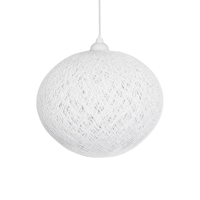 SOLEI 205-0007 Boho Κρεμαστό Φωτιστικό Οροφής με Ντουί 1 x E27 AC 220-240V IP20 - Λευκό - M40 x Π40 x Υ45cm - 5