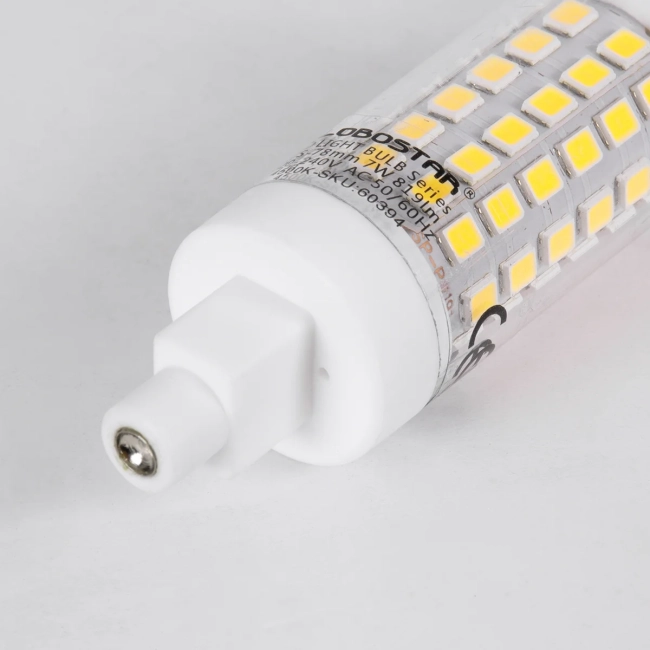 TUBINI 60393 Λάμπα R7S 78mm LED 7W 847lm 360° AC 220-240V IP20 Ψυχρό Λευκό 6000K - Lumileds SMD Chip - Μ2 x Π2 x Υ7.8cm - 3 Χρόνια Εγγύηση - 4