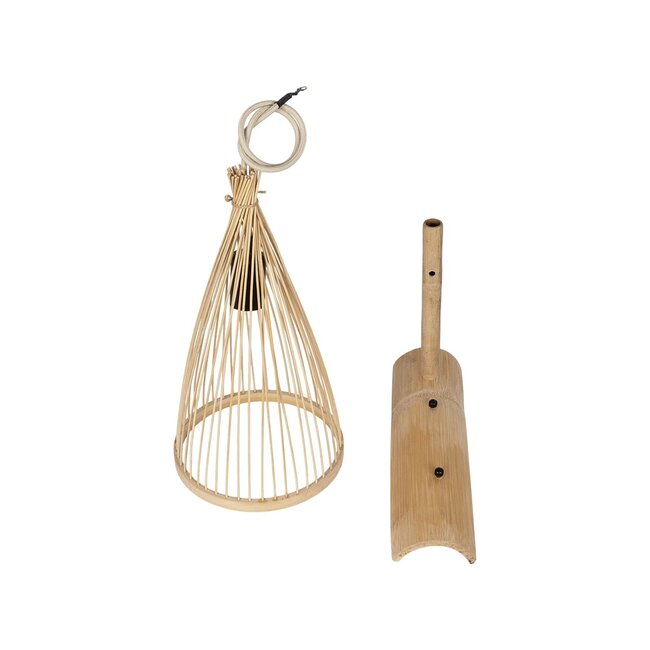 ARIDA 01970 Boho Φωτιστικό Τοίχου - Απλίκα με Ντουί 1 x E27 AC 220-240V IP20 - Μπεζ - Μ21 x Π30 x Υ55cm - 8