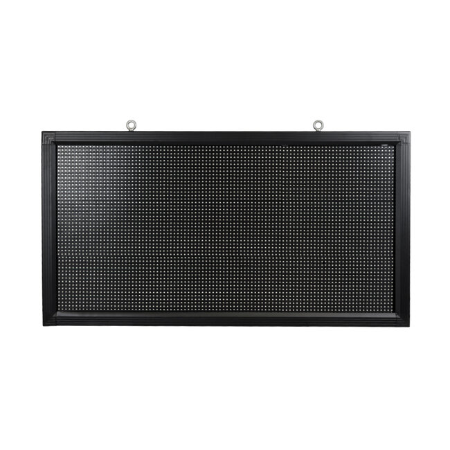 DISPLAY 90810 LED Scrolling Display 96x48cm - Κυλιόμενη Ψηφιακή Πινακίδα / Επιγραφή Μονής Όψης P10 LED SMD AC 220-240V - Λειτουργία μέσω Wi-Fi με Εφαρμογή APP - Αισθήτηρας Θερμοκρασίας και Υγρασίας - Αδιάβροχο IP65 - Μ104 x Π9 x Υ56cm - Μπλε - 1 Χρόνο Εγγύηση