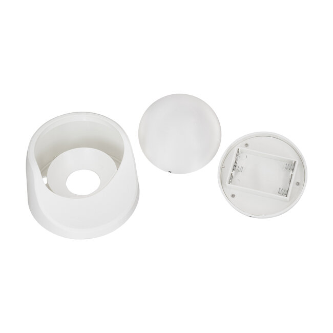 79000 Λευκό Φωτιστικό Μπαταρίας σε Σχήμα Κάμερας LED SMD 3W 300lm με Αισθητήρα Ημέρας-Νύχτας και PIR Αισθητήρα Κίνησης Ψυχρό Λευκό 6000K - 8