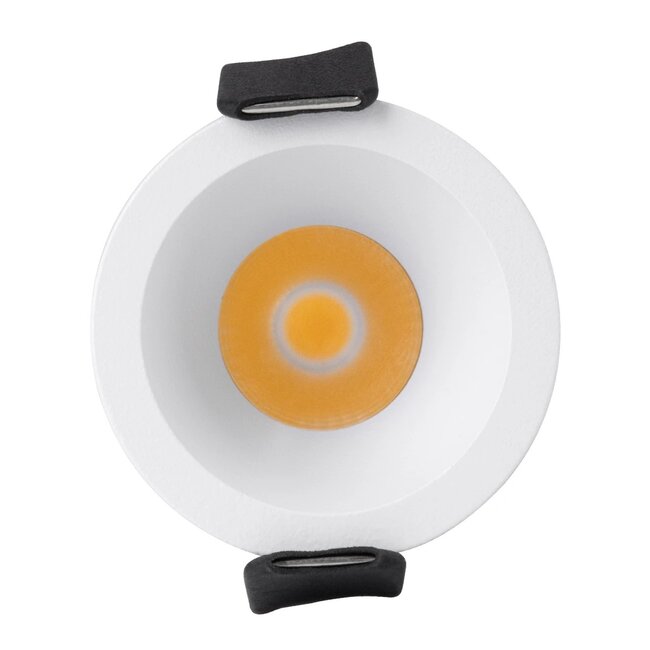 kelvo® DOT KLV-101-0304 Χωνευτό Φωτιστικό Downlight Σποτ LED 5W 650lm 38° AC 220-240V IP20 Φυσικό Λευκό 4500K - Bridgelux COB Chip & TÜV SÜD Driver - Λευκό Ματ - Μ4 x Π4 x Υ5.9cm / Q3.5cm - 5 Χρόνια Εγγύηση - 6