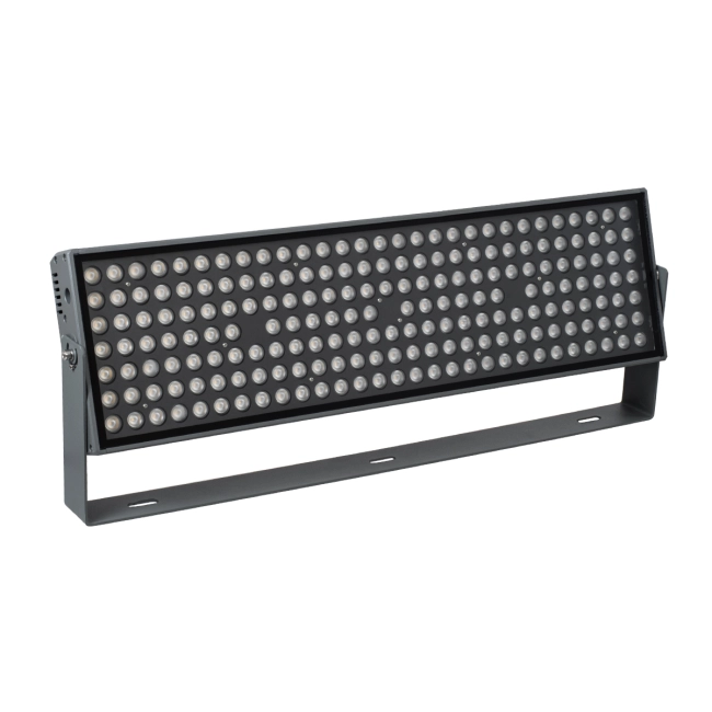 FLOODZANA 90560 Προβολέας Σποτ Wall Washer LED 200W 18000lm 30° DC 24V Αδιάβροχο IP65 Θερμό Λευκό 2700K Dimmable - Bridgelux SMD Chip - Γκρι Ανθρακί - Μ70 x Π29 x Υ10cm - 3 Χρόνια Εγγύηση
