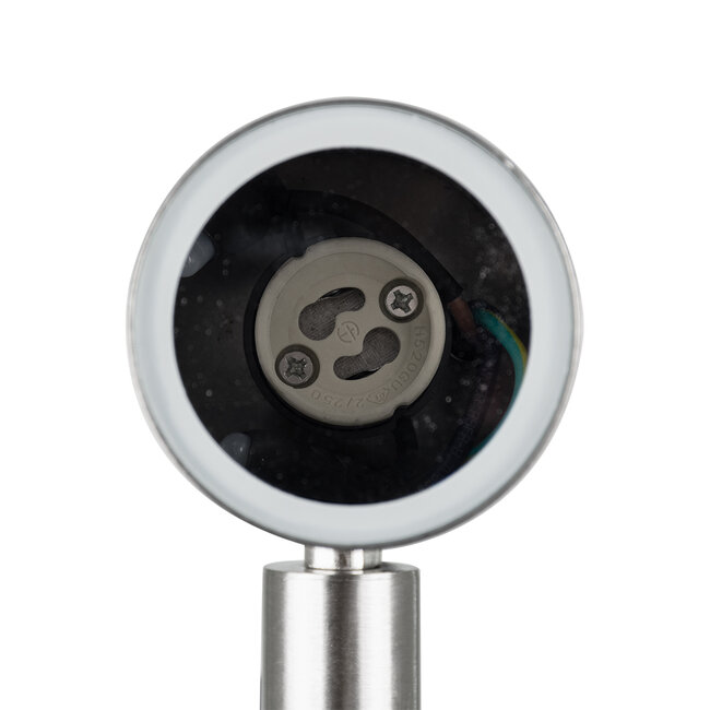 75580 Φωτιστικό Κήπου Stainless Steel με Ντουί GU10 230v Αδιάβροχο IP66