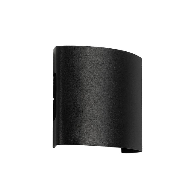 SIXOAD 60676 Μοντέρνο Φωτιστικό Τοίχου - Απλίκα LED 4W 500lm 30° AC 220-240V Αδιάβροχο IP65 Θερμό Λευκό 2700K - CREE XPE Chip & TÜV SÜD Driver - Μαύρο Ματ - Μ8.5 x Π3.5 x Υ8cm - 5 Χρόνια Εγγύηση