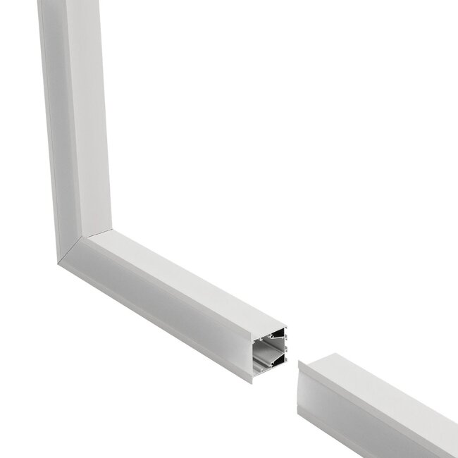 ALP-CORNER-SIDE90 RECESSA 61788 Χωνευτό Προφίλ Αλουμινίου Γωνία με Λευκό Γαλακτερό Πατητό Κάλυμμα για Ταινίες LED IP20 - Λευκό Ματ - Μ30 x Π3.5 x Υ4cm ALP-CORNER-SIDE90 RECESSA 61788 Χωνευτό Προφίλ Αλουμινίου Γωνία με Λευκό Γαλακτερό Πατητό Κάλυμμα για Ταινίες LED IP20 - Λευκό Ματ - Μ30 x Π3.5 x Υ4cm
